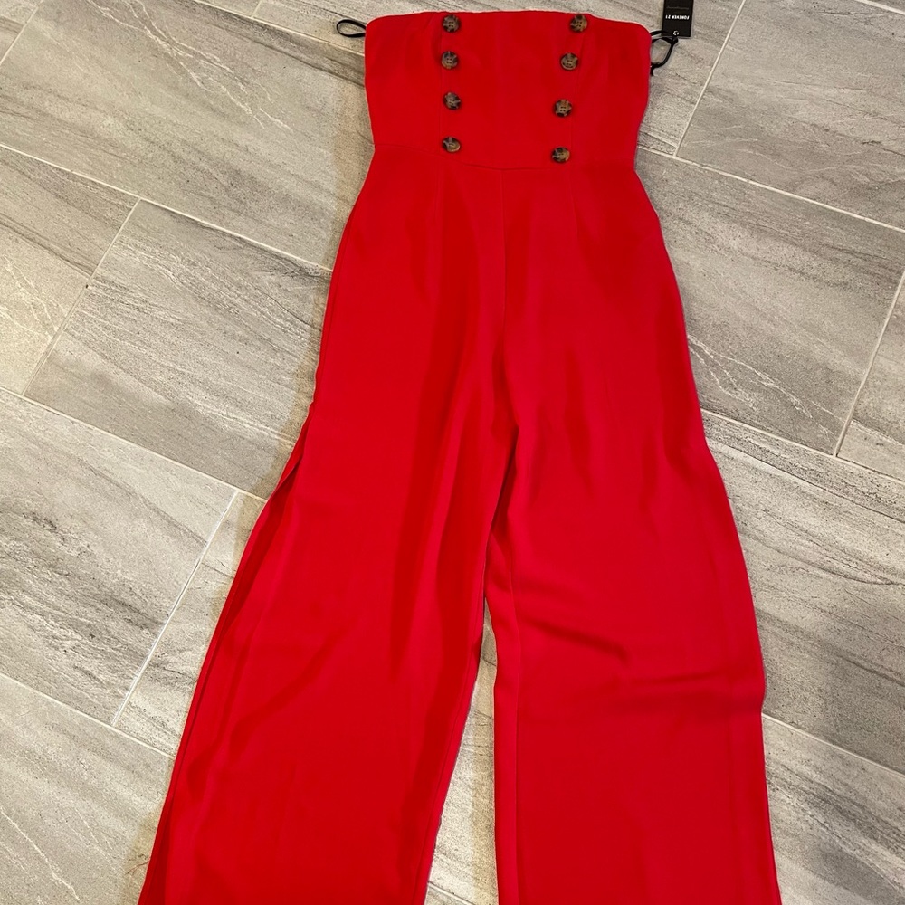 Forever 21 New With Tags Strapless Jumpsuit